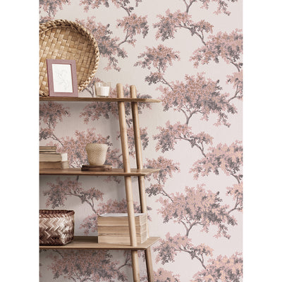 Ashdown Pink Tree Wallpaper M1670