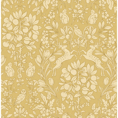 Richmond Mustard Floral Wallpaper