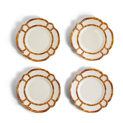 Bamboo Accent Plates Twos Company