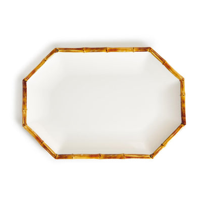 Bamboo Touch Octagonal Serving Tray / Platter 