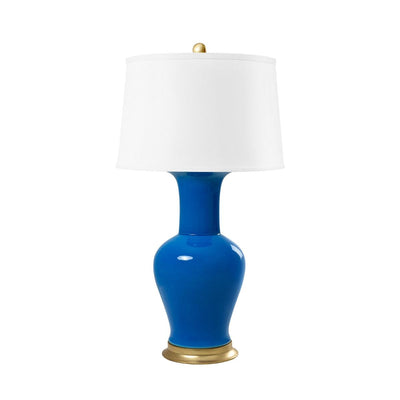 Acacia  Lamp in Azure Blue Bungalow5