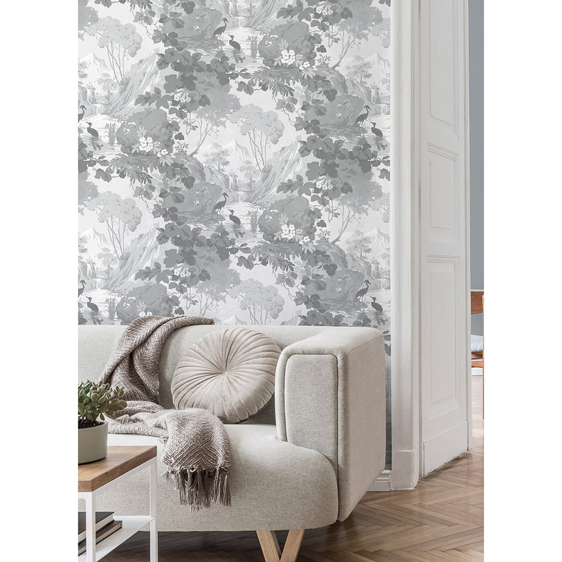 Eden Crane Lagoon Wallpaper Brewster