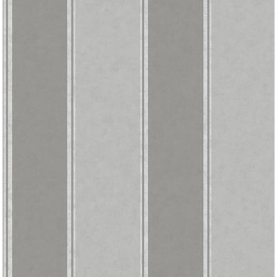 Rydia Grey Stripe Wallpaper