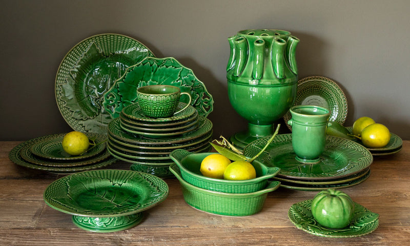 Green Glazed Toothpick Holder