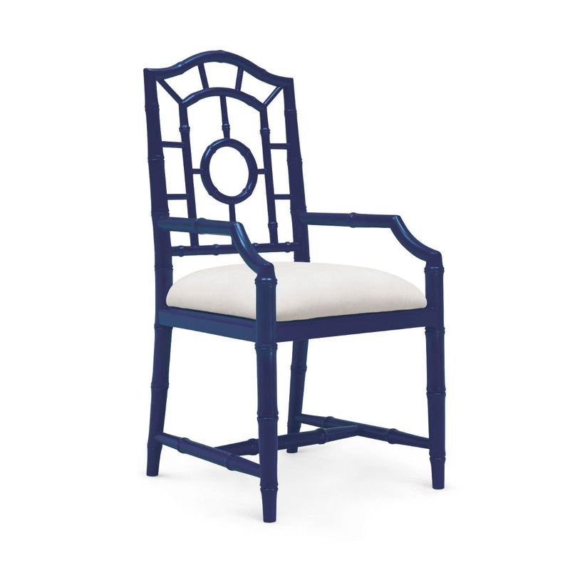 Chloe Arm Chair in Navy