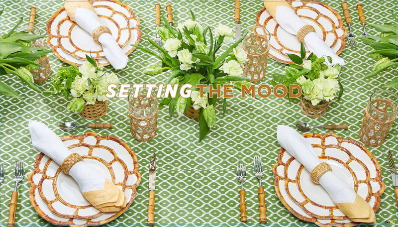 Bamboo Touch Collection Dinner Plates
